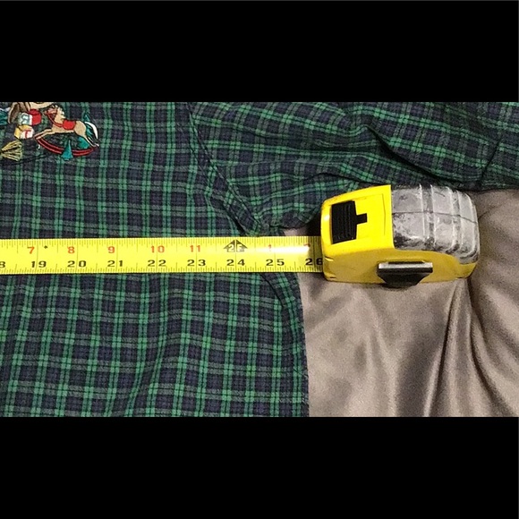 Vintage Bobbie Brooks Woman Holiday Christmas Shirt with Embroidery 22W/24W 3X - Picture 7 of 8